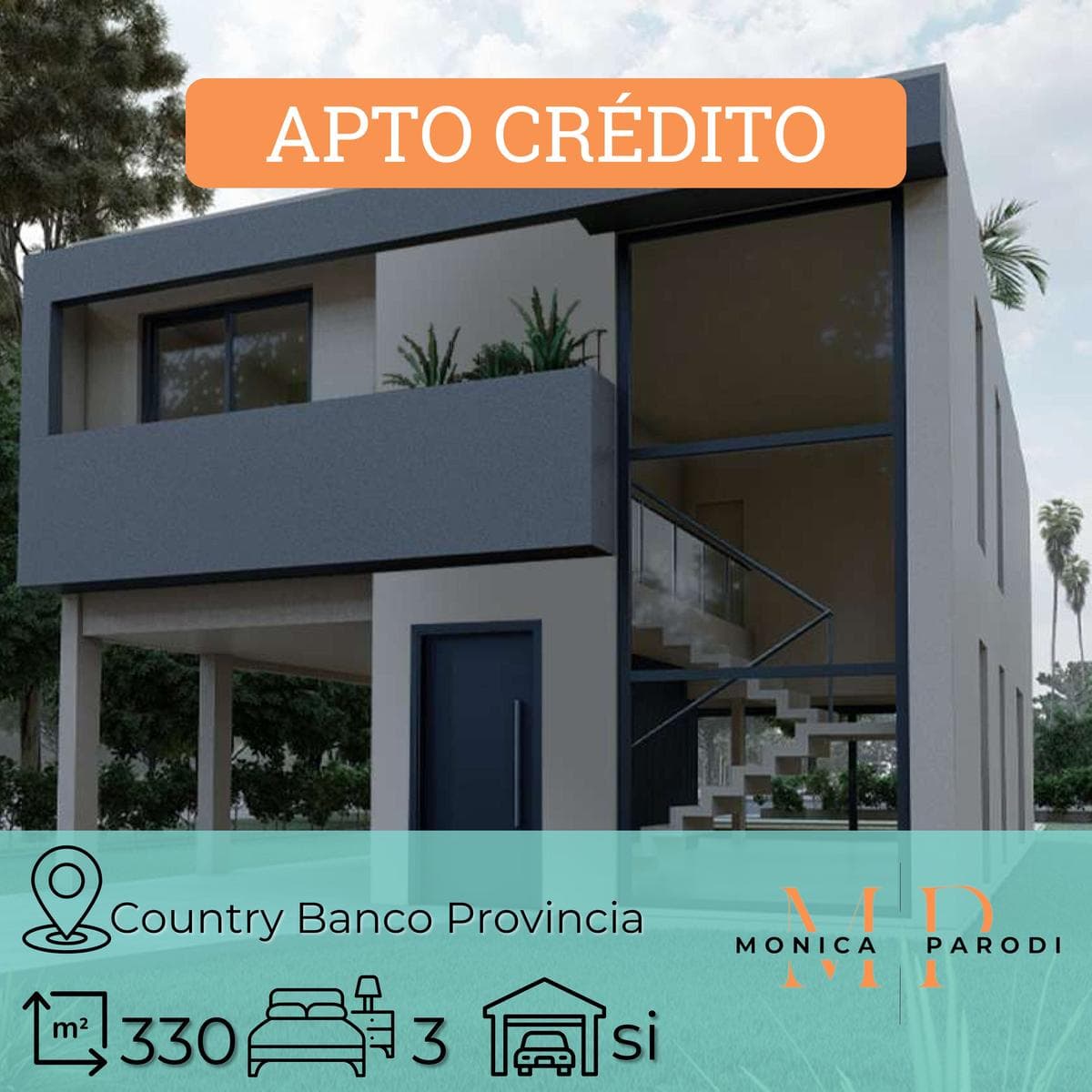 FOR SALE: BRAND-NEW MODERN HOME IN COUNTRY BANCO PROVINCIA