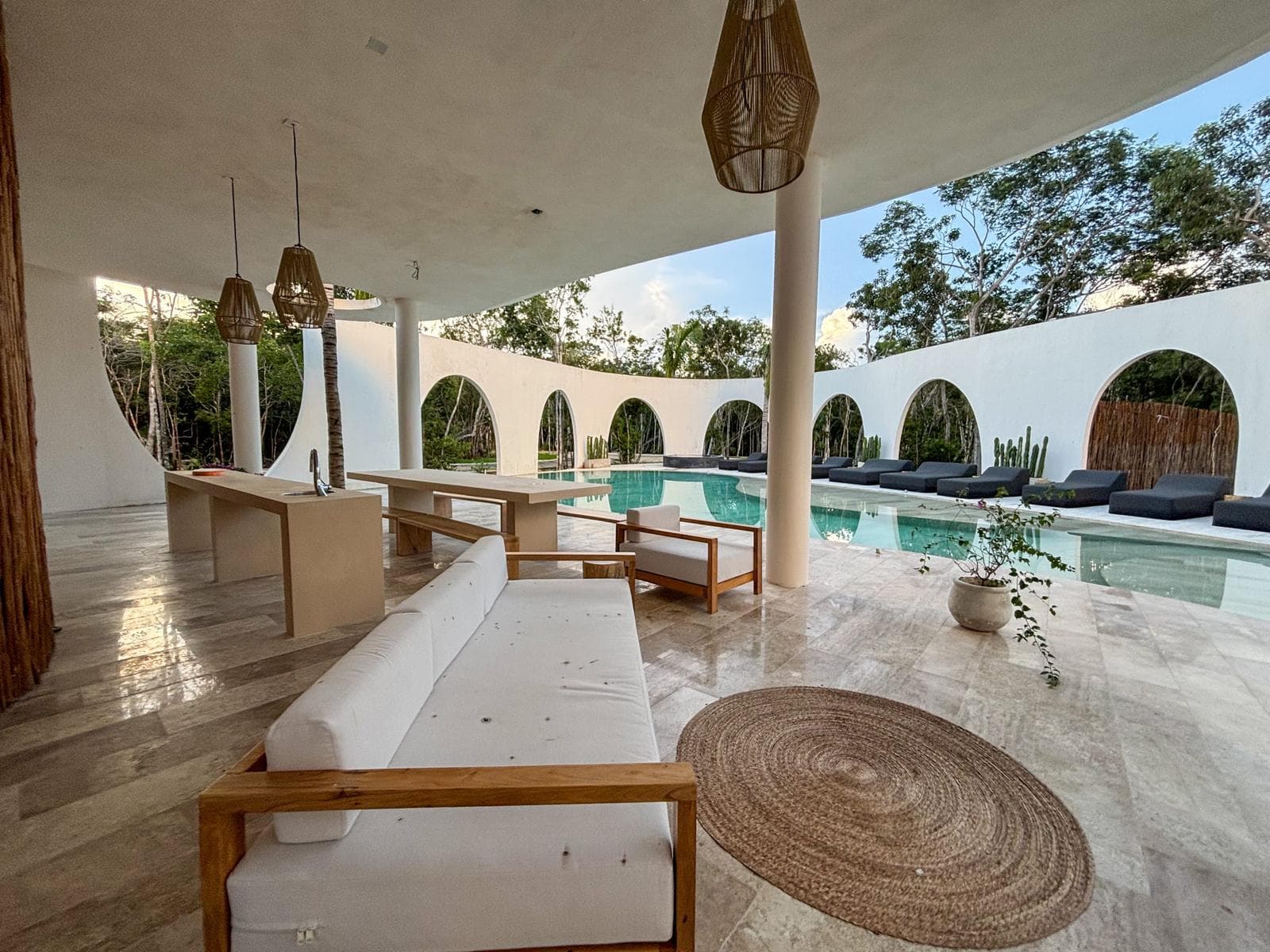 3 Residential Lots for Sale—With Gated Access and a Cenote-Style Pool in Tulum.