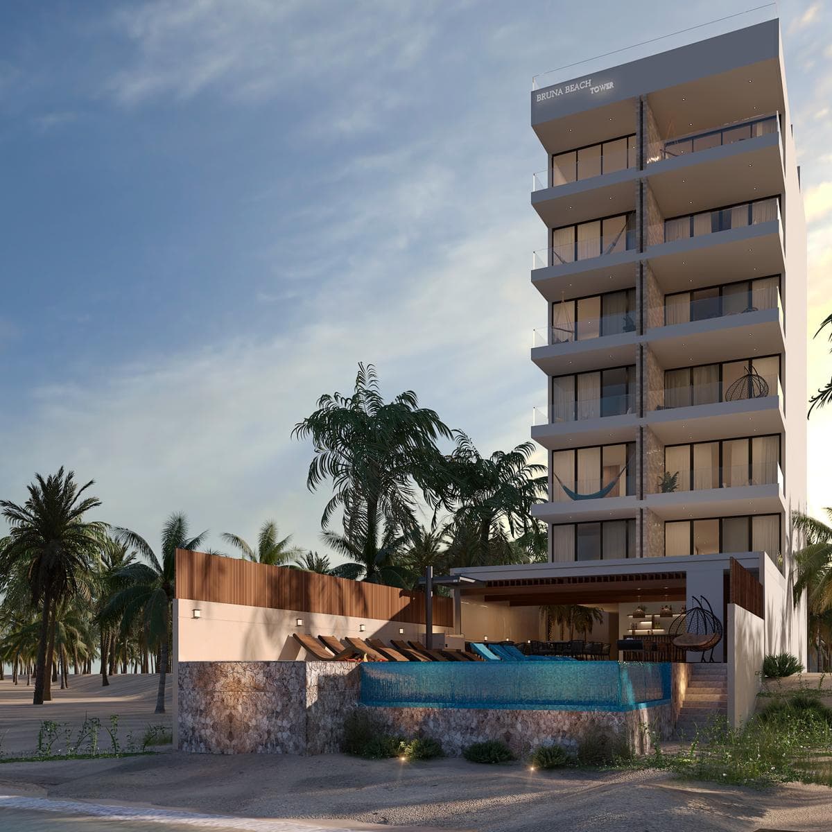 Oceanfront Apartment for Sale on Chelem Beach, Yucatán