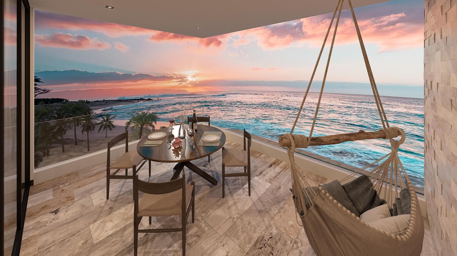 Oceanfront Apartment for Sale on Chelem Beach, Yucatán