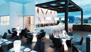 Luxury loft for sale in the Roma neighborhood, featuring a restaurant and amenities