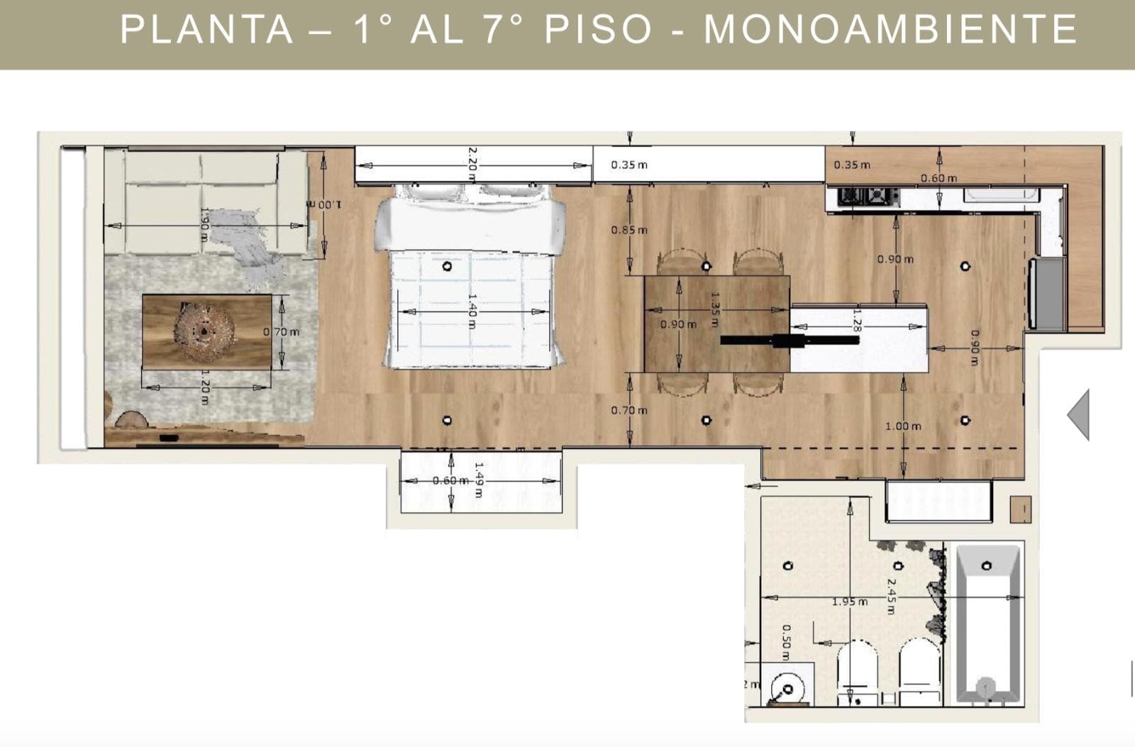 Brand-New Studio Apartment in Recoleta | Delivery in December 2026