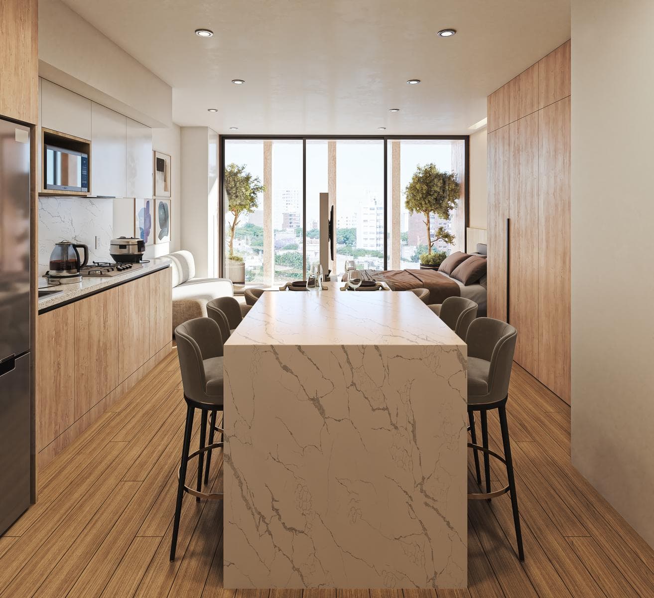 Loft en venta en Medellin, Roma Sur, pet friendly, roof garden