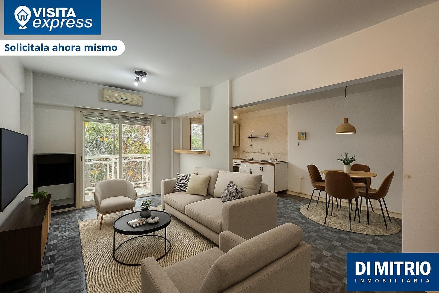 Caballito 2 with 46 m² apartment, balcony, financing available.
