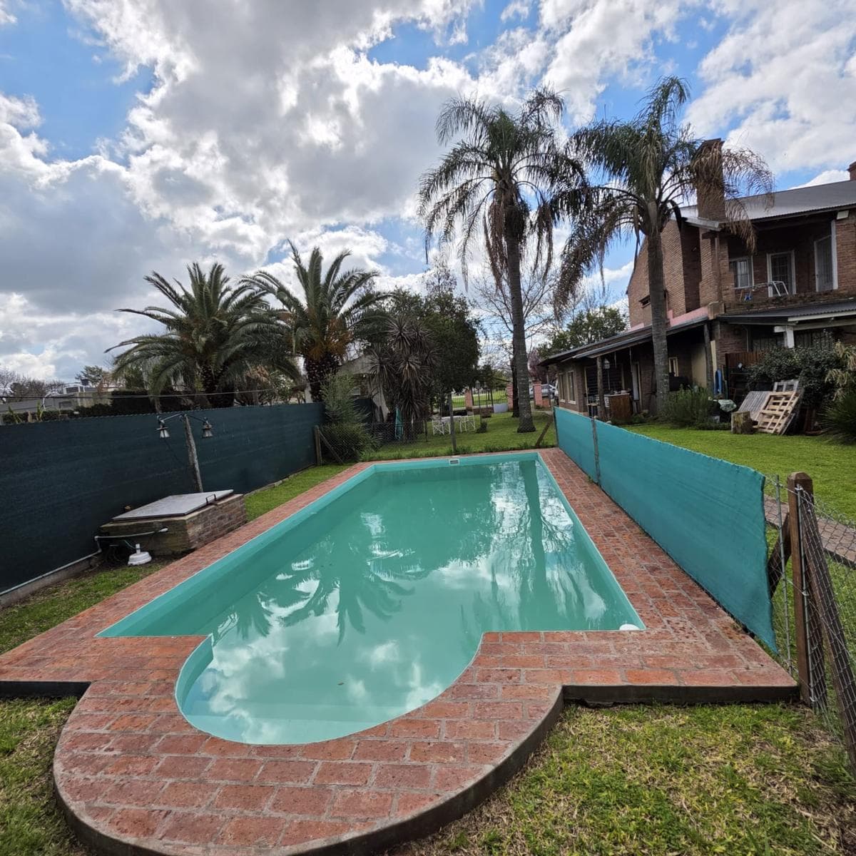 House in Funes with a pool