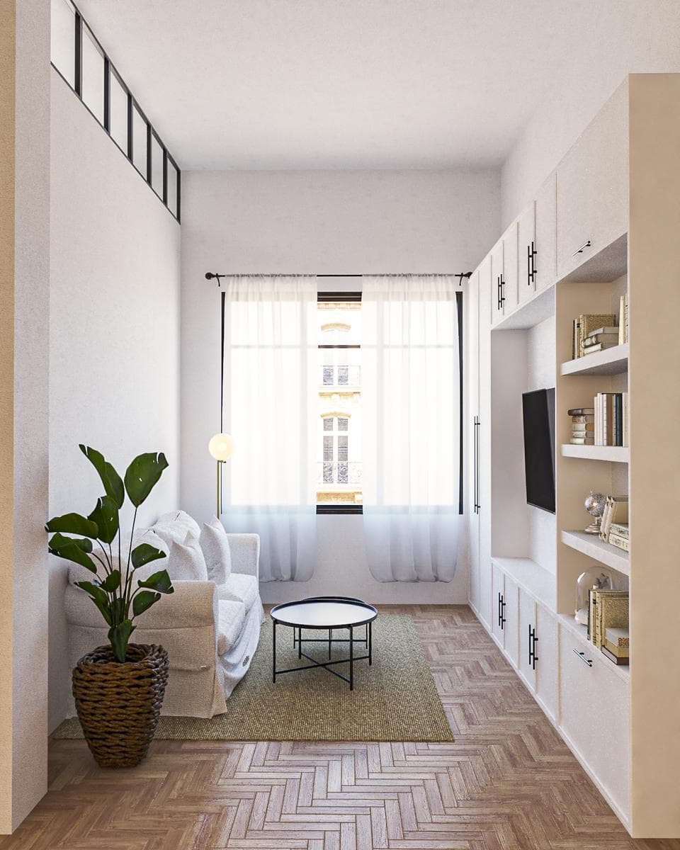 Loft Apartment for Sale, in Need of Renovation, with a Private Patio in Recoleta