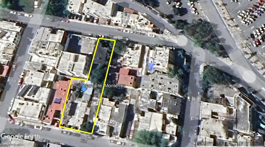 Land for Sale for Residential Development in Col. Narvarte, Monterrey, Nuevo León
