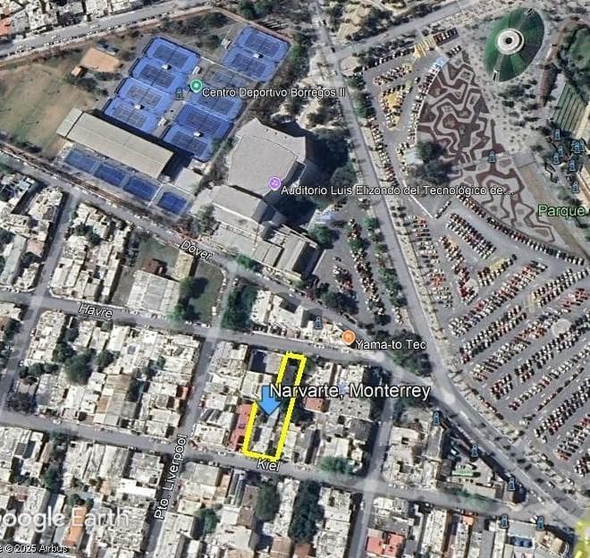 Land for Sale for Residential Development in Col. Narvarte, Monterrey, Nuevo León