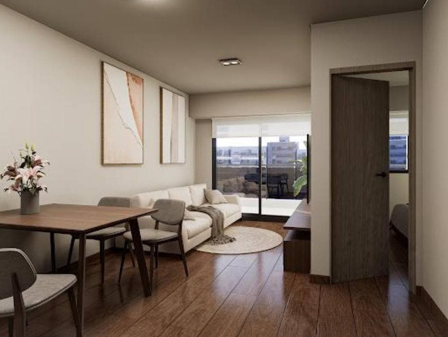 FOR SALE - 1-bedroom apartment with a balcony facing the inner courtyard to the west - Downtown, Rosario.