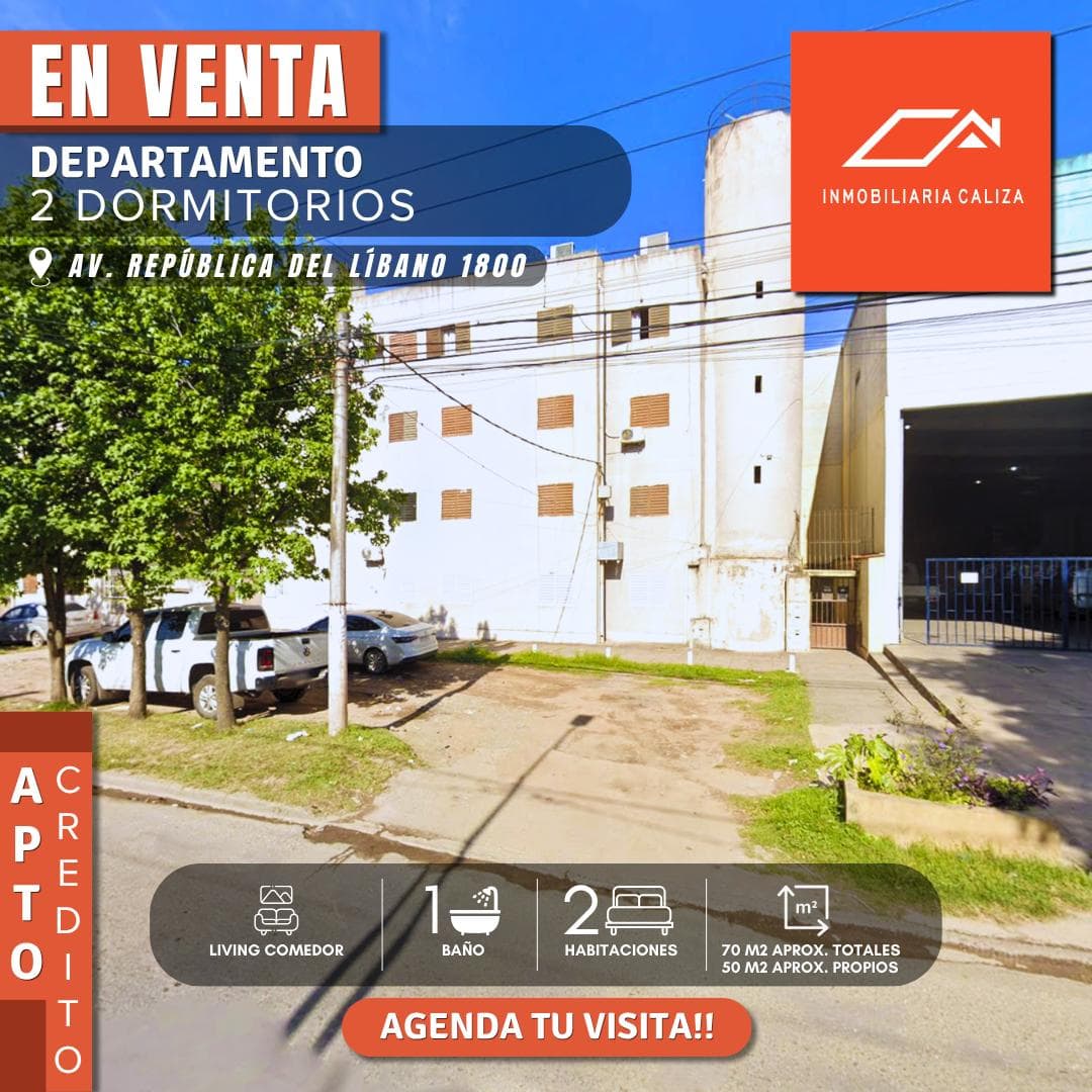 2-BEDROOM APARTMENT FOR SALE - REPUBLICA DEL LIBANO 1800
