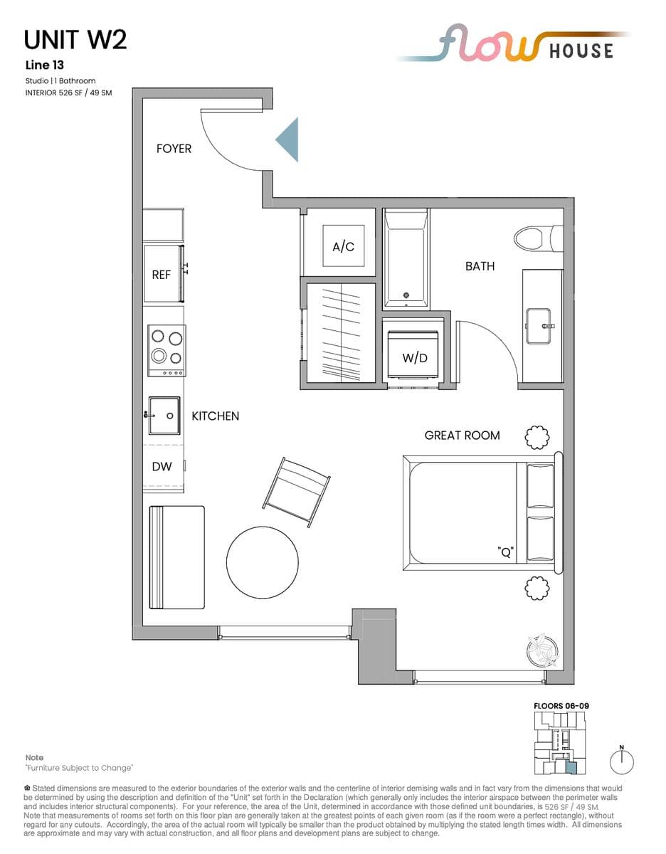 ONE-ROOM STUDIO FOR SALE - FLOW HOUSE - DOWNTOWN MIAMI