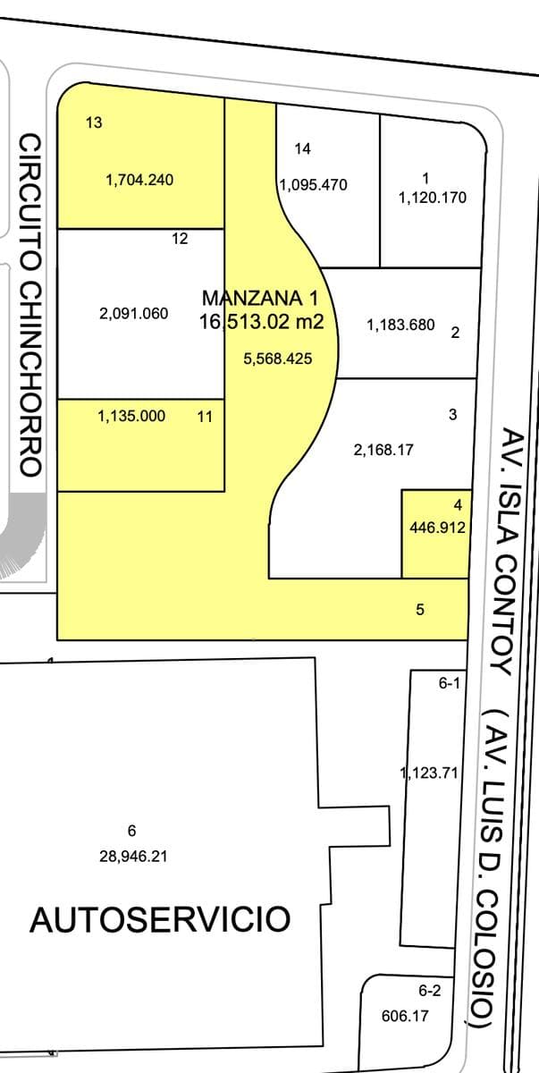 Land for Sale in the New Urban Center of Playa del Carmen