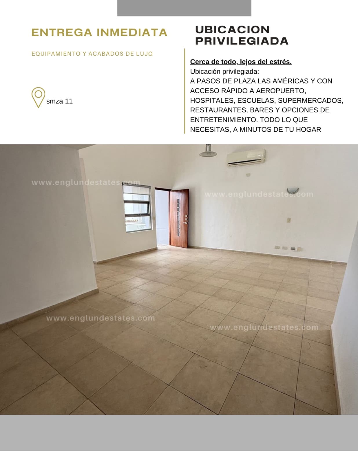 Two-story penthouse with 4 bedrooms, plus a studio and 4.5 bathrooms, near Plaza Las Américas