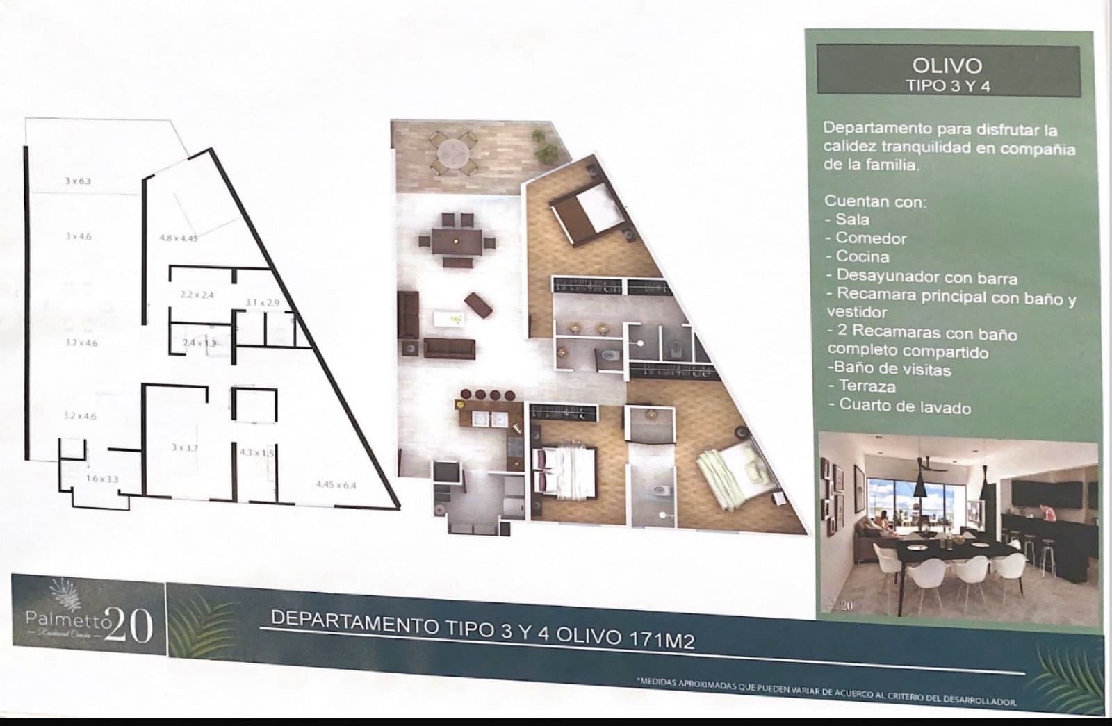 Apartment in the Palmaris Residential Complex