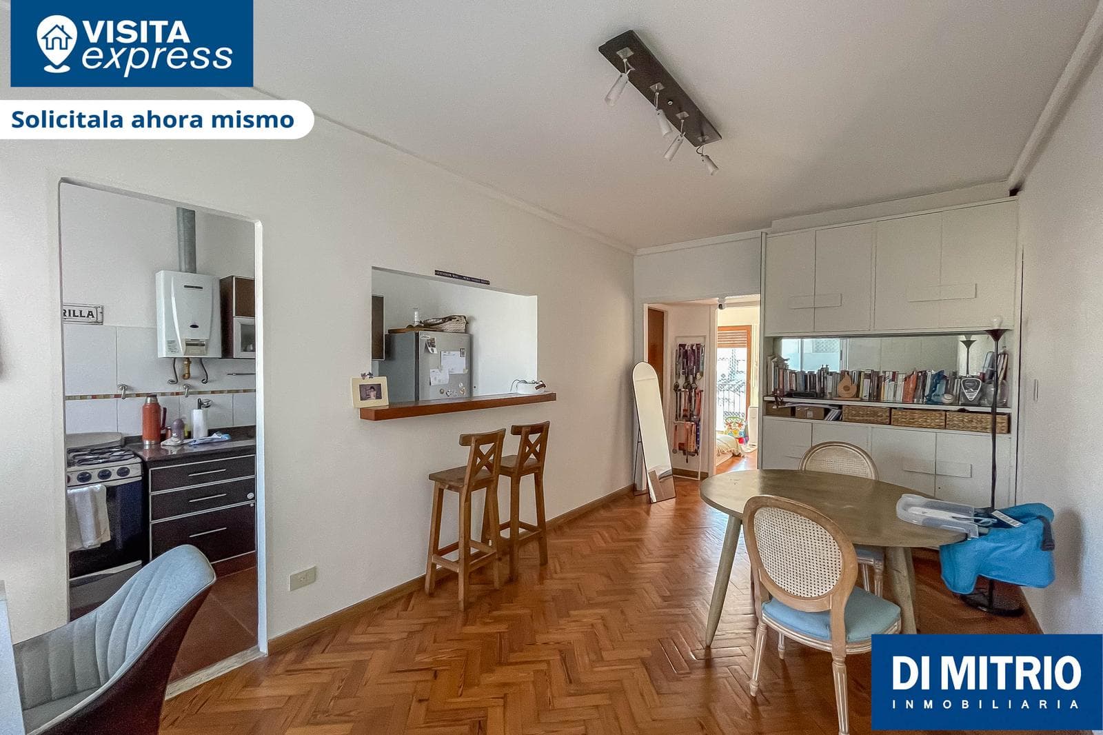 3-Room Apartments in Barracas with a Balcony and Storage Room