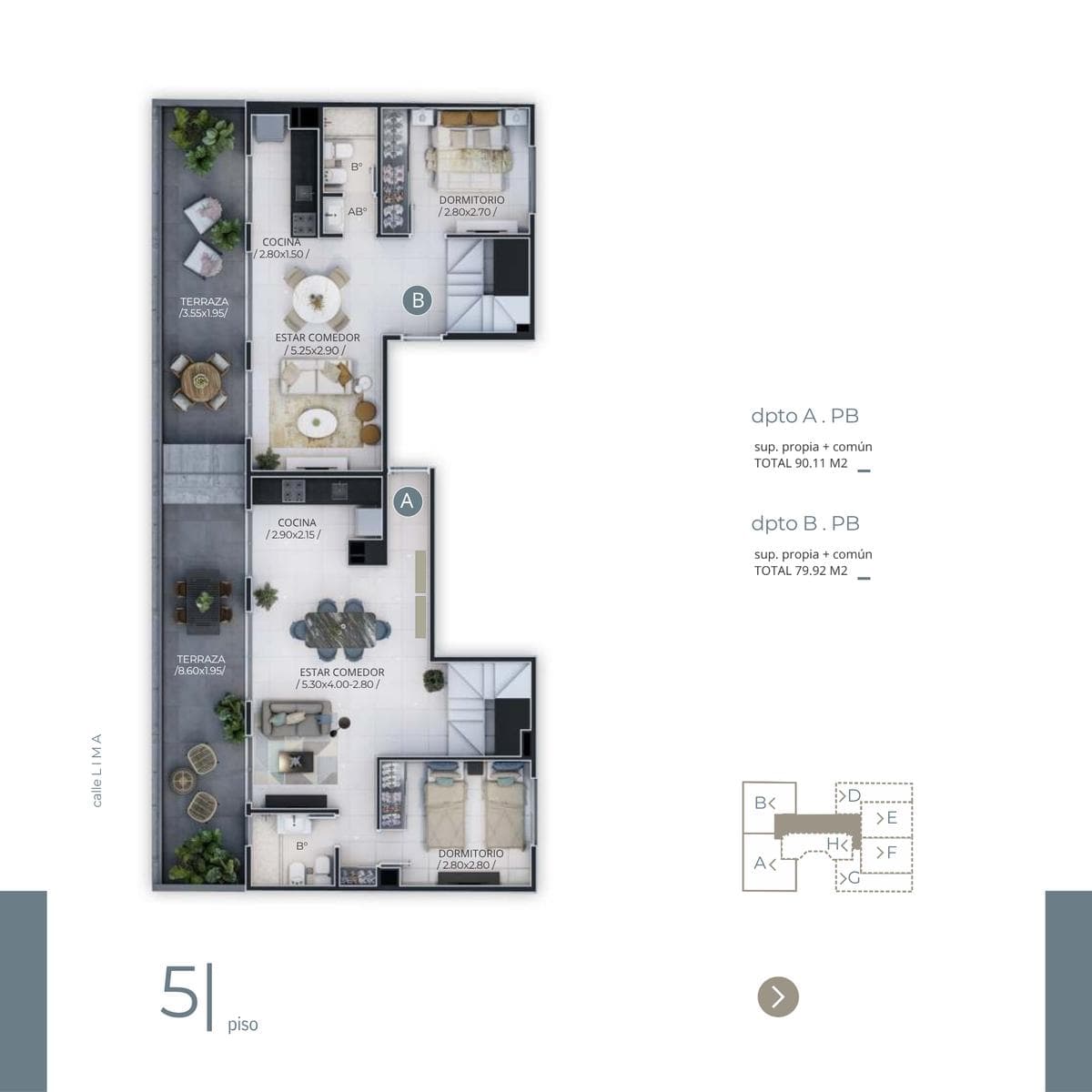 2-Bedroom Apartment for Sale in General Paz