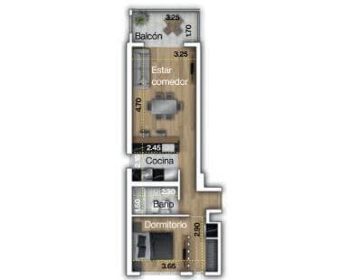FOR SALE - 1-bedroom apartment under construction, with amenities - Downtown, Rosario.