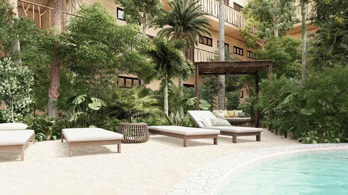 Increíbles Departamentos en Venta 1 o 2 hab en Region 8 Tulum P3927