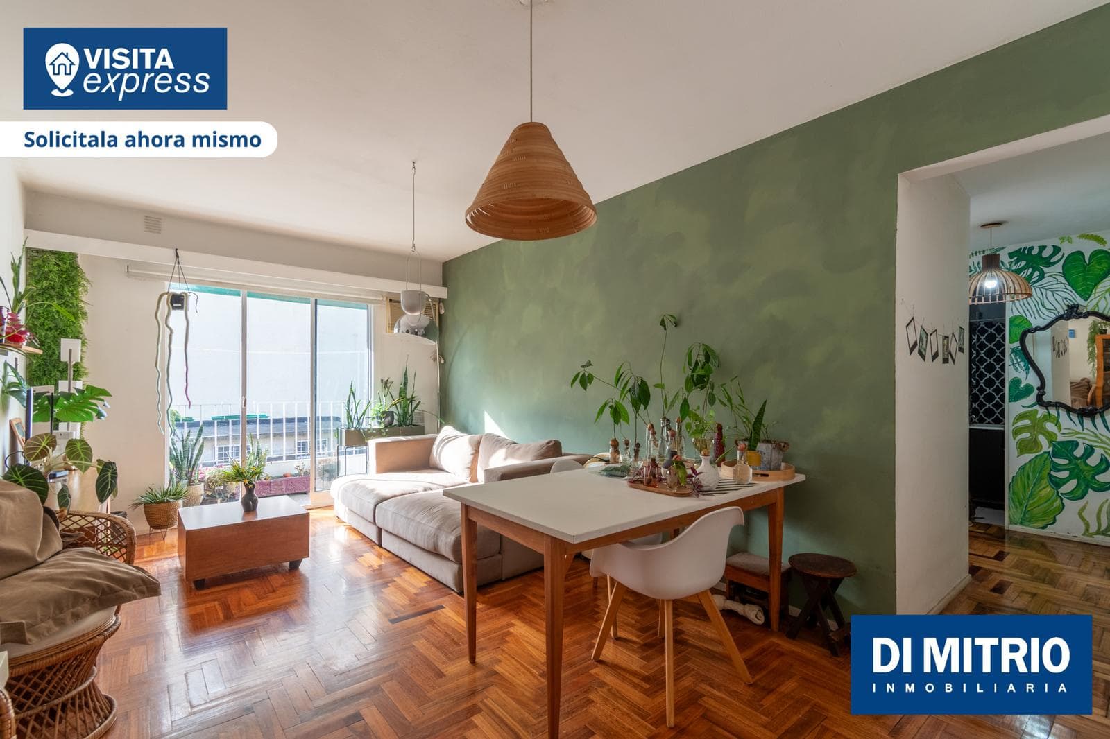 Flores: 4-room apartment with a continuous balcony and 3 bedrooms