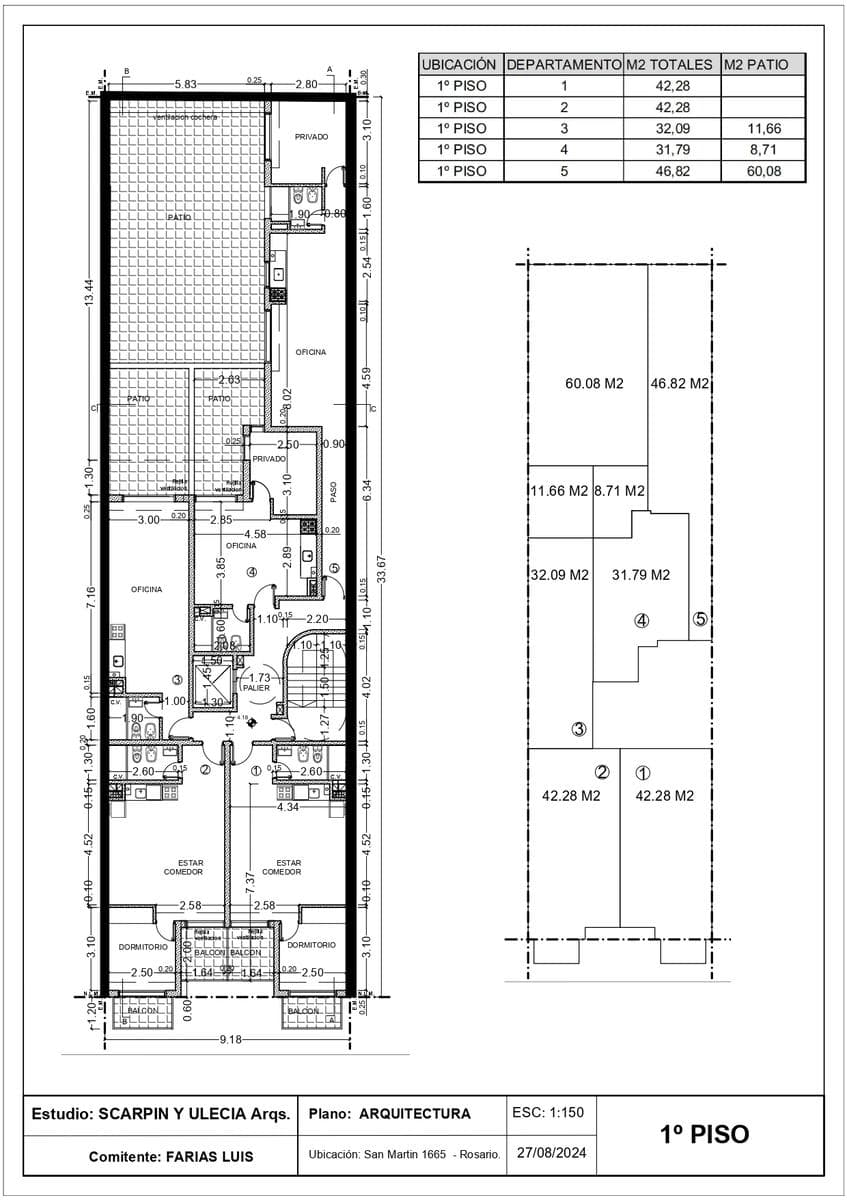 FOR SALE - 1-Bedroom Apartment with a Front-Facing Balcony - Downtown, Rosario.