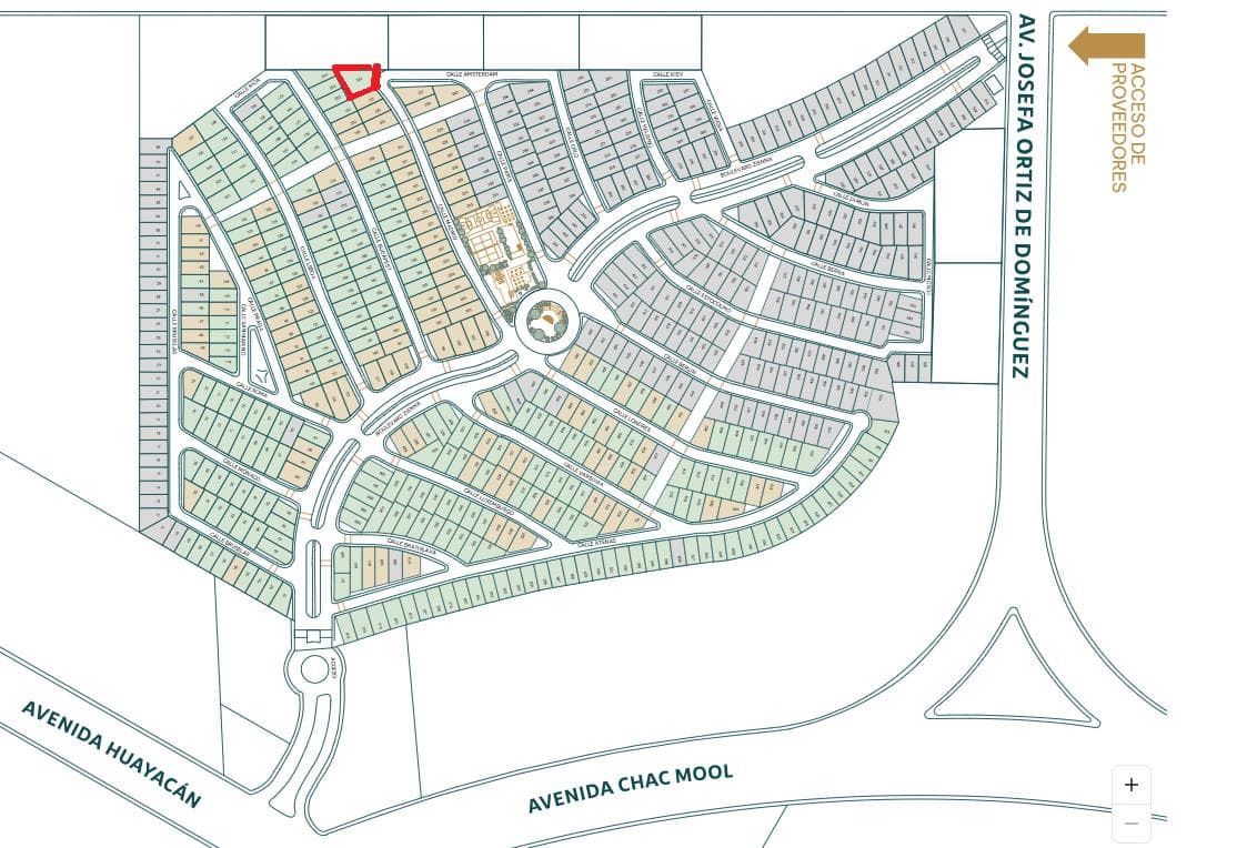 Land for Pre-Sale, 444 m² Corner Lot, Clubhouse, Av. Huayacán, Cancún