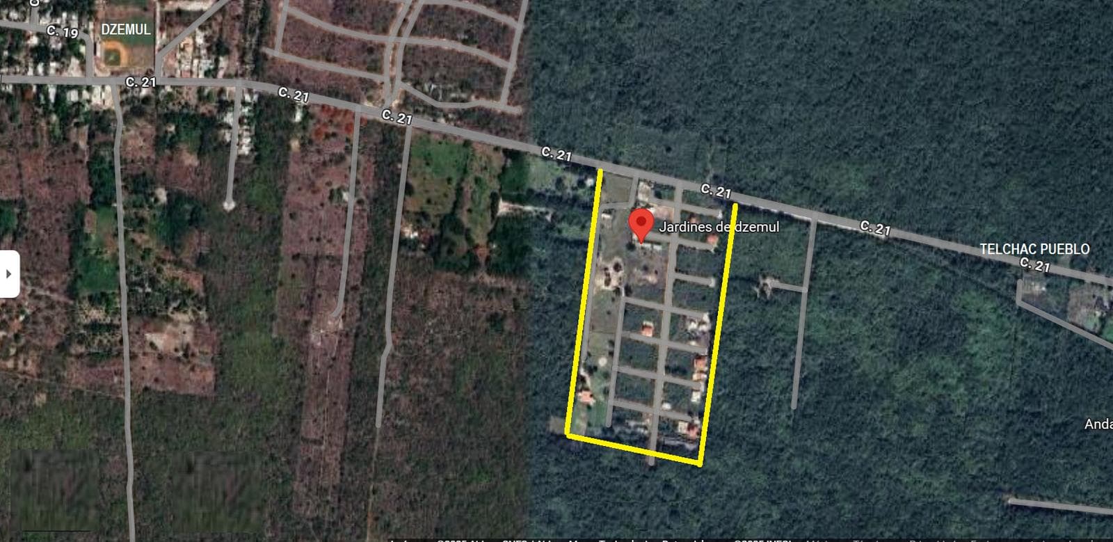 Land for Sale, 451 M2, Jardines de Dzemul Residential Complex, Yucatán