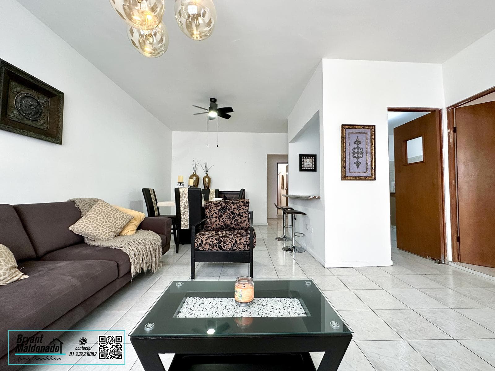 Furnished 2-Bedroom, 1-Bathroom Apartment for Rent // 1 Block from TEC de Mty