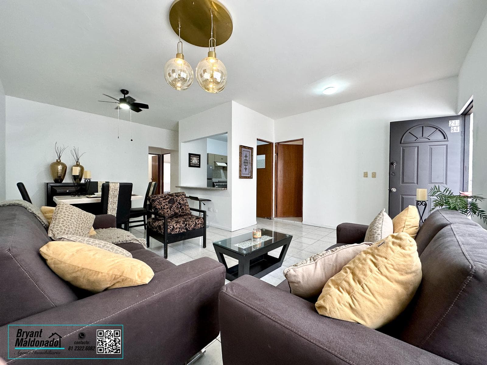 Furnished 2-Bedroom, 1-Bathroom Apartment for Rent // 1 Block from TEC de Mty