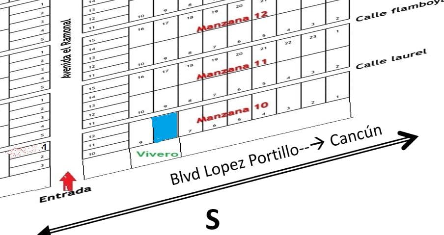 Eco-Friendly Lot for Sale, 3,000 m2, El Ramonal, Cancún-Mérida Highway