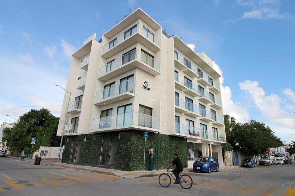 DEPARTAMENTO EN RENTA 1REC 40M2 EN PLAYA DEL CARMEN AMUEBLADO A 5 CALLES DE LA PLAYA