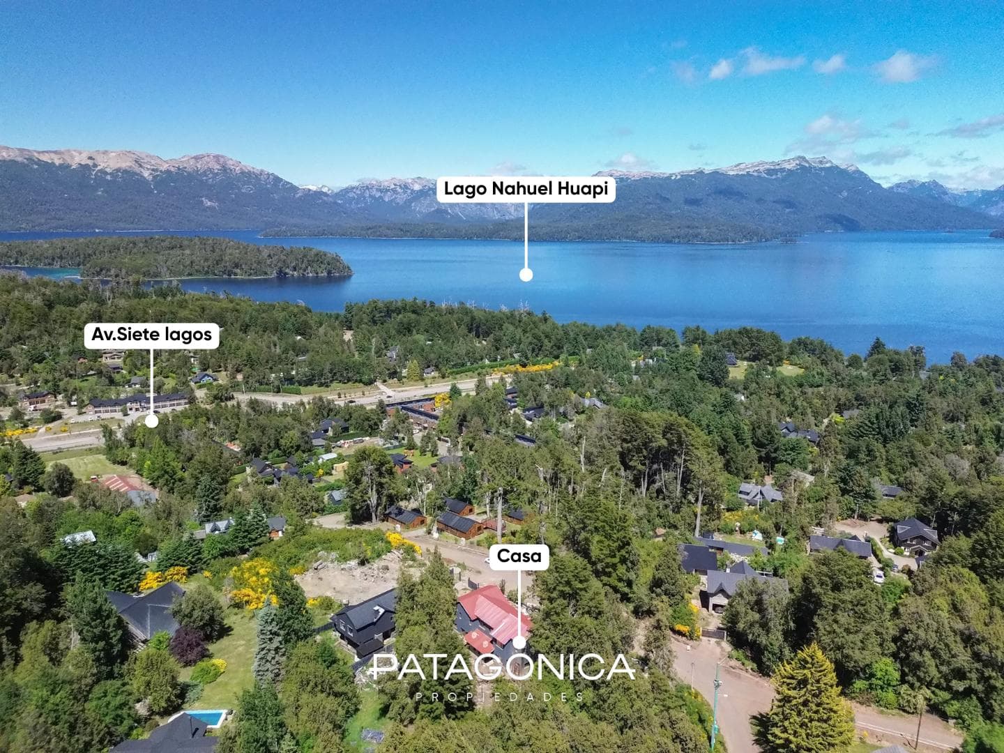 FOR SALE—Brand-new 4-bedroom house on C/Vista al Lago, Villa la Angostura
