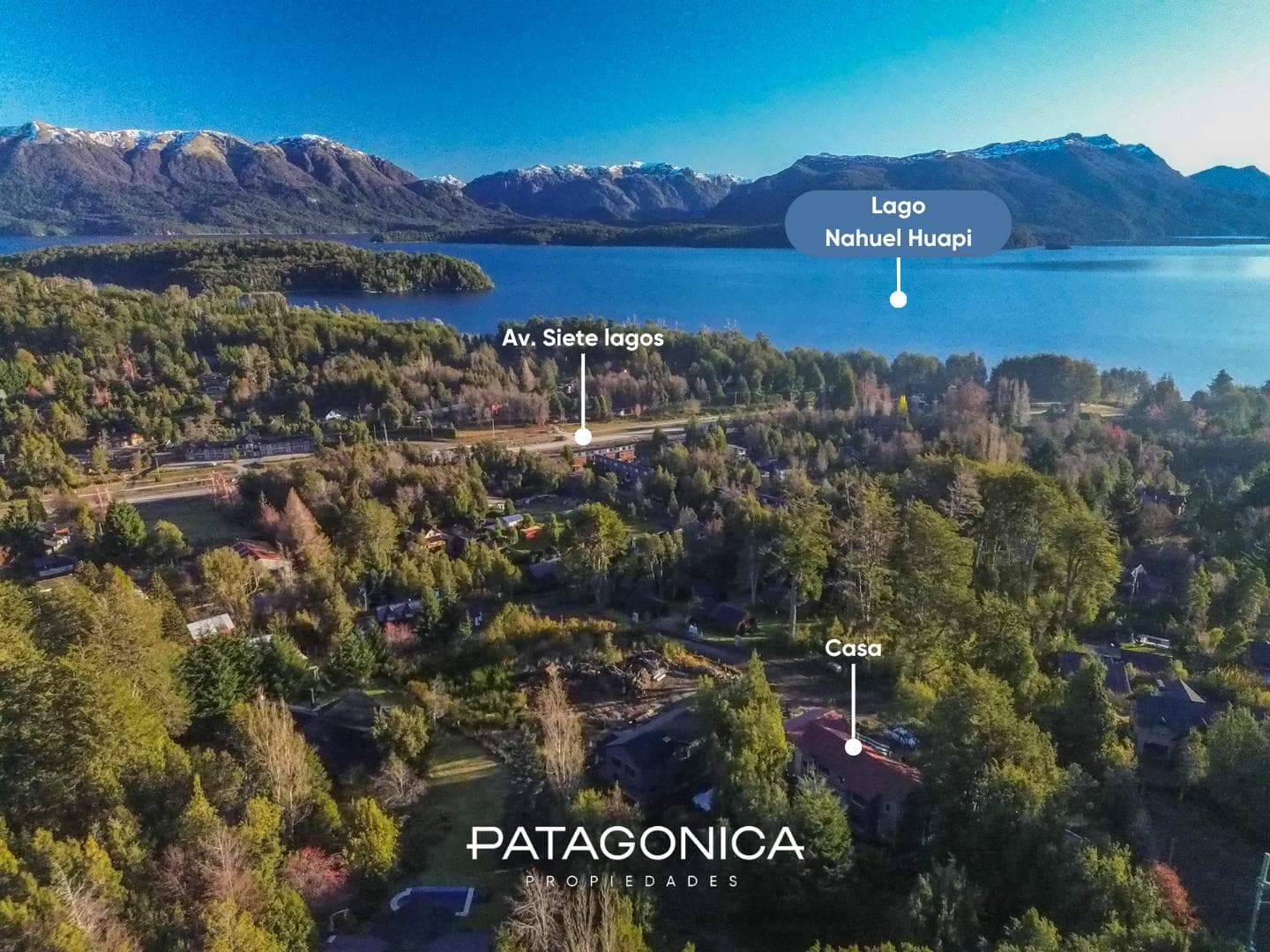 FOR SALE—Brand-new 4-bedroom house on C/Vista al Lago, Villa la Angostura
