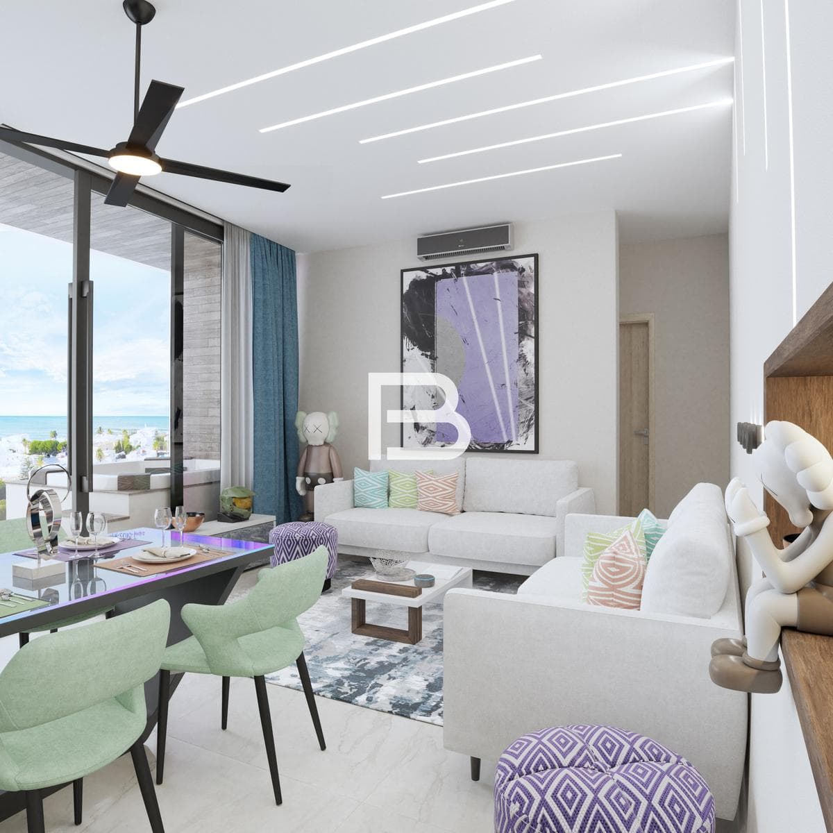 Playa del Carmen Ocean View Studio for Sale