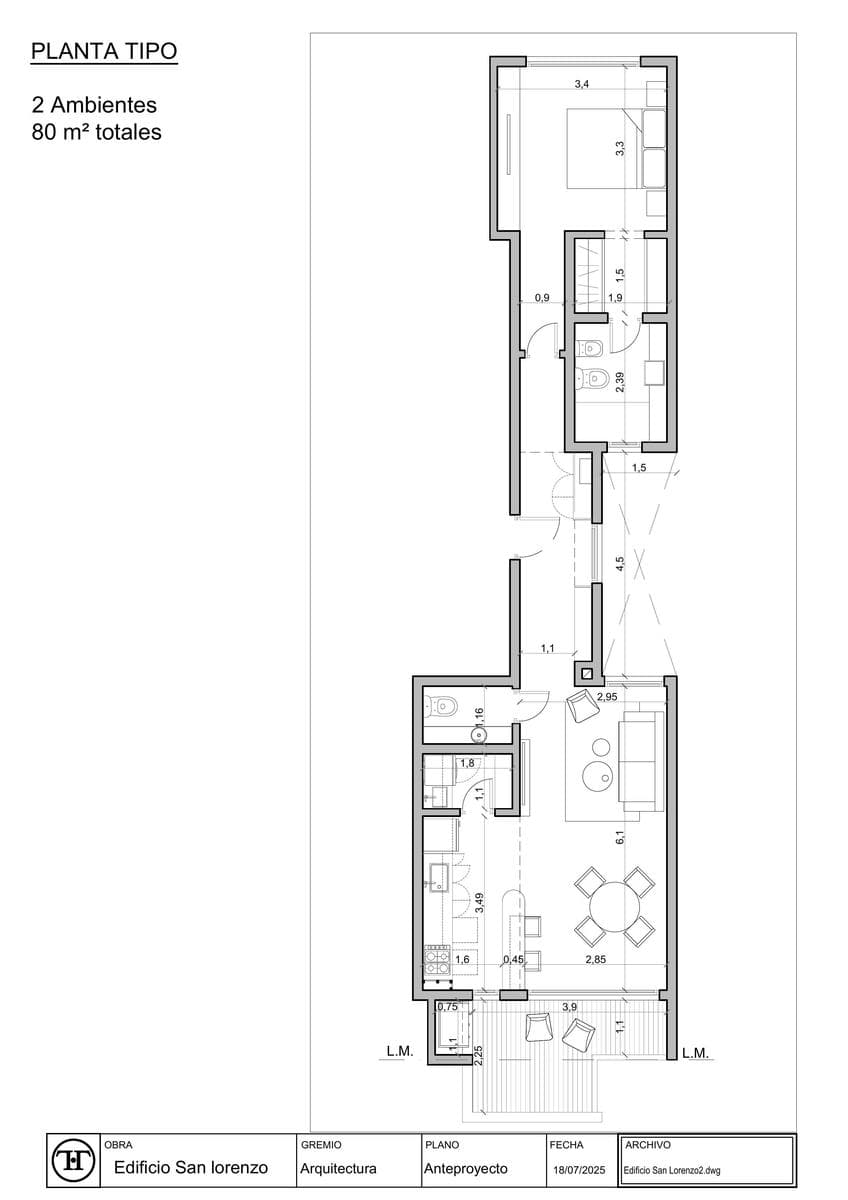 Apartment in Guemes