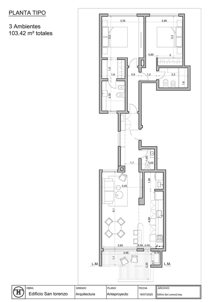 Apartment in Guemes