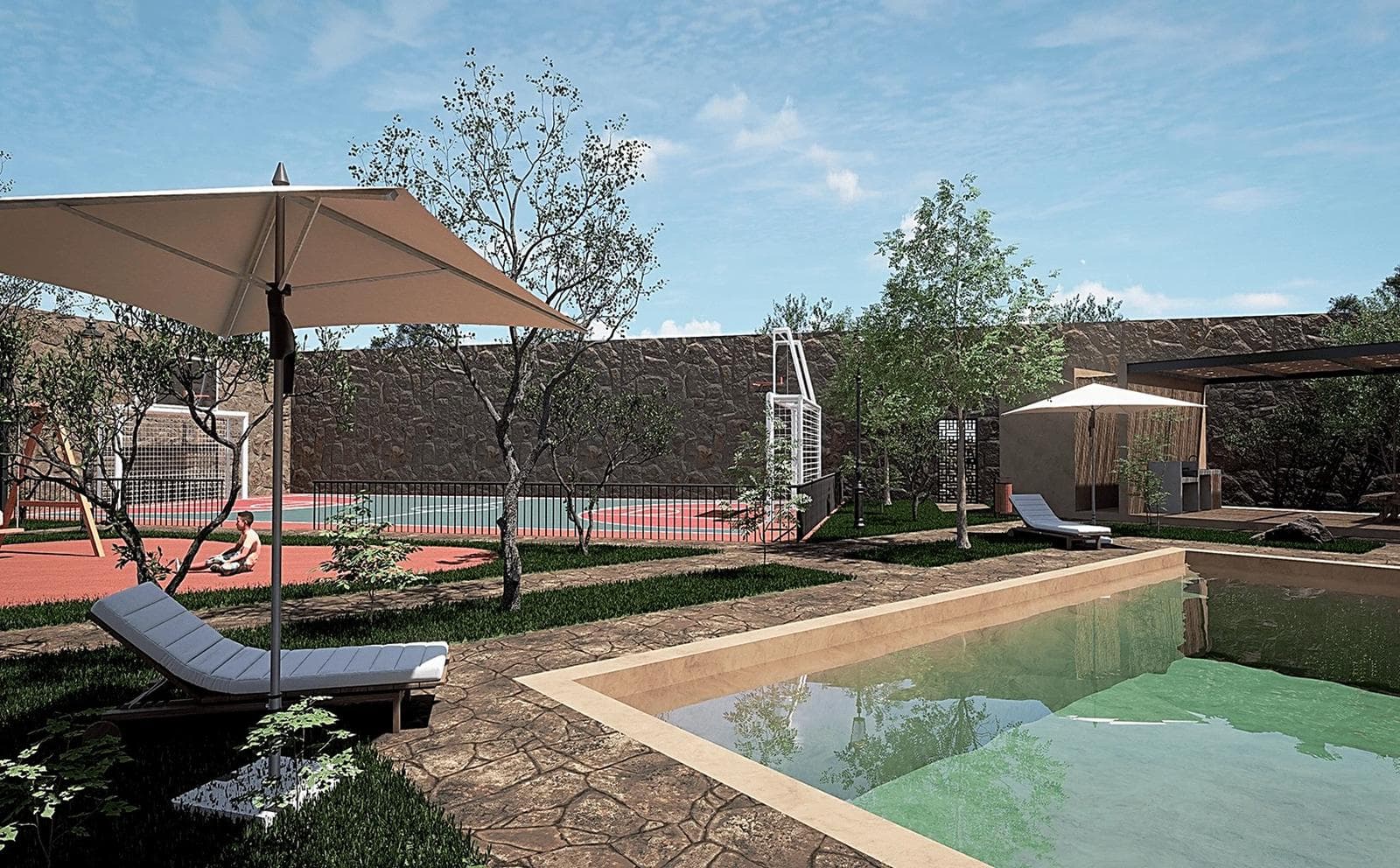 HUN CITY AND BEACH: Developed Residential Lots in Hunucma-Sisal