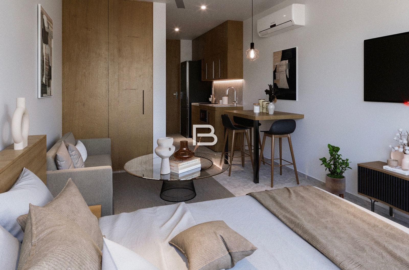 Studio for Sale in Kool Playa, Playa del Carmen