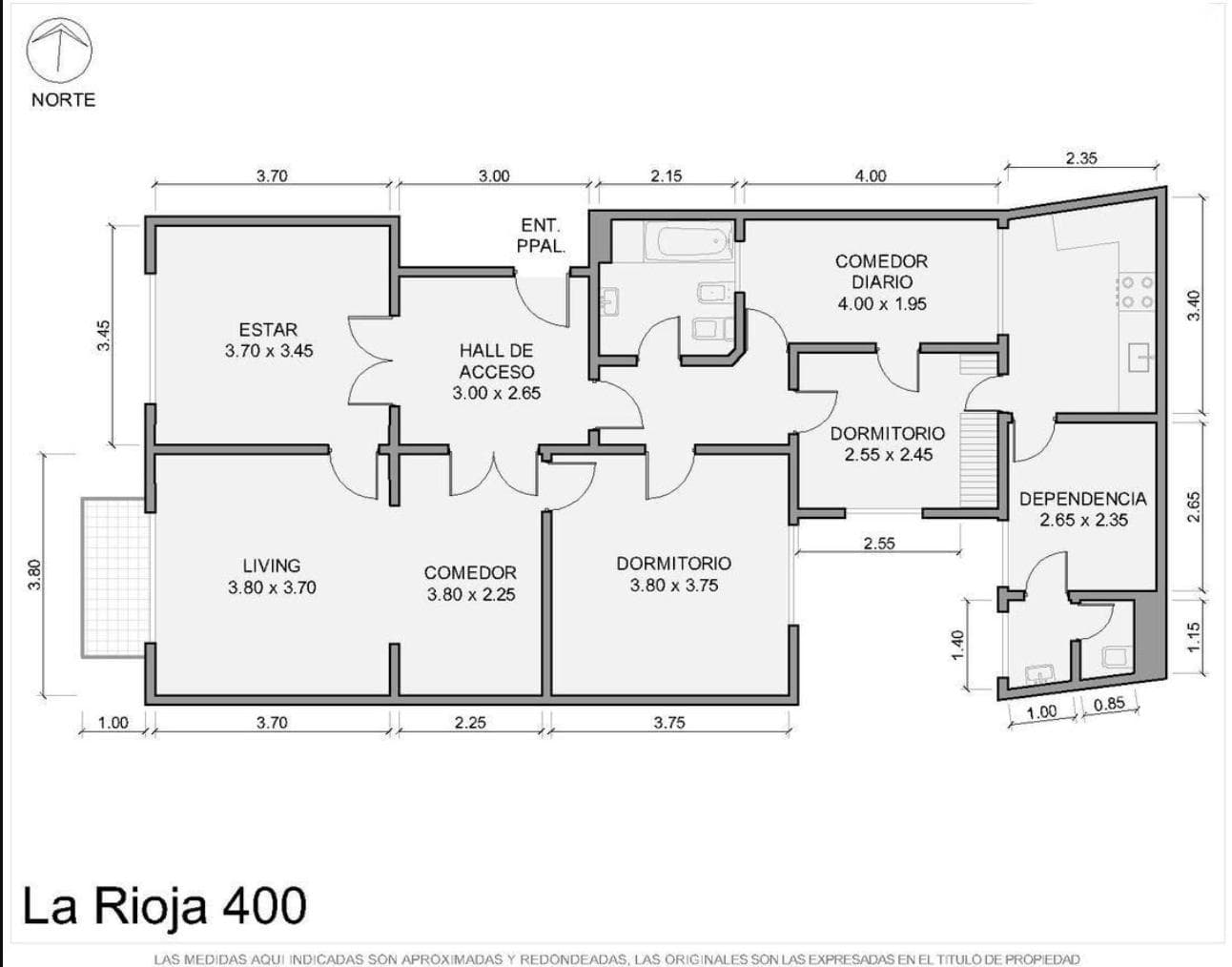 For Sale, Apartment, 4 Rooms, Utility Room, Balcony, Balvanera, Congreso, Qualifies for Financing
