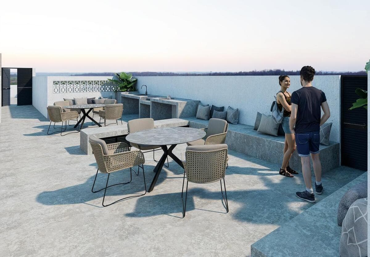 Two-Bedroom Apartment for PRE-SALE in Mérida, Dzitya