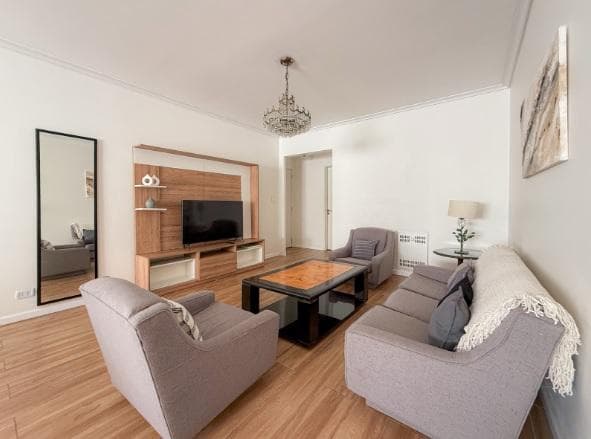 Departamento en Caba Libertador al 100 3 ambientes al frente en ALQUILER