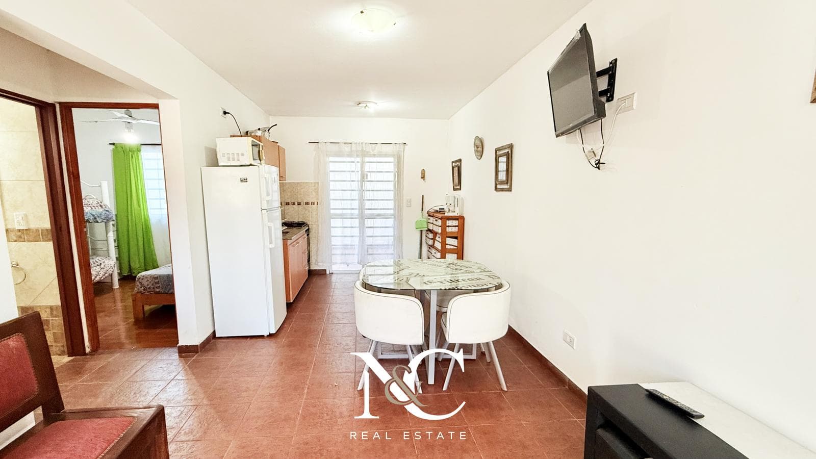 3-room apartment for sale, 1 block from the ocean, Santa Teresita, furnished