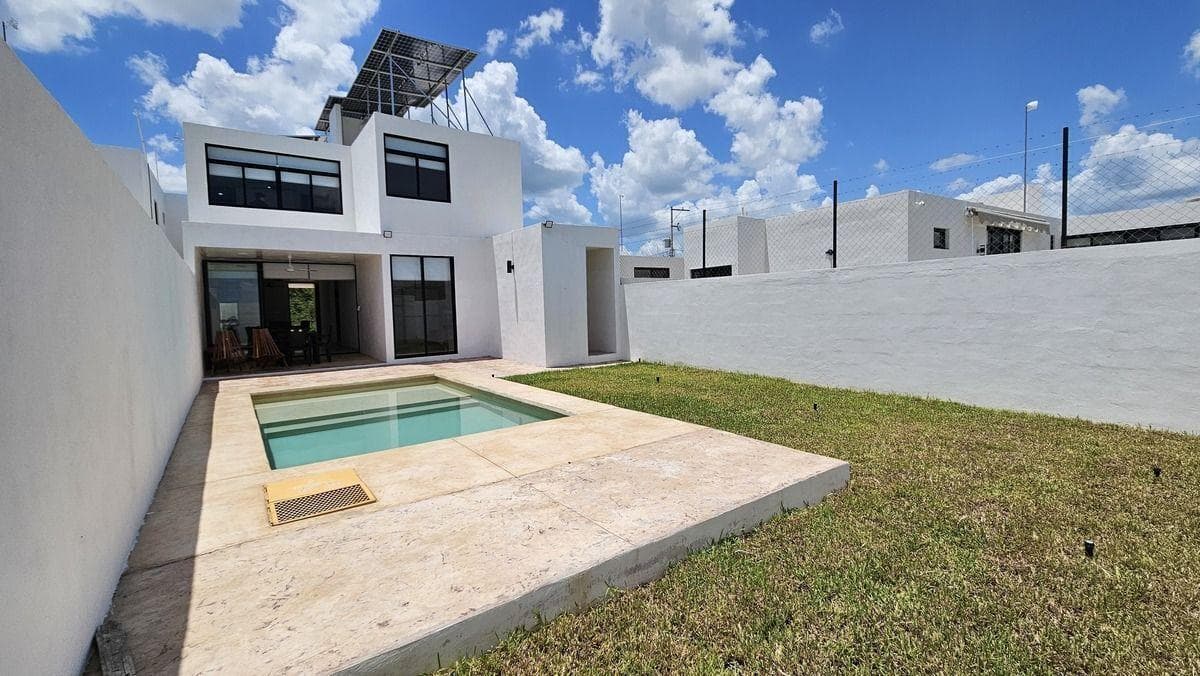 3-Bedroom House for Sale with Solar Panels in Dzityá, Mérida