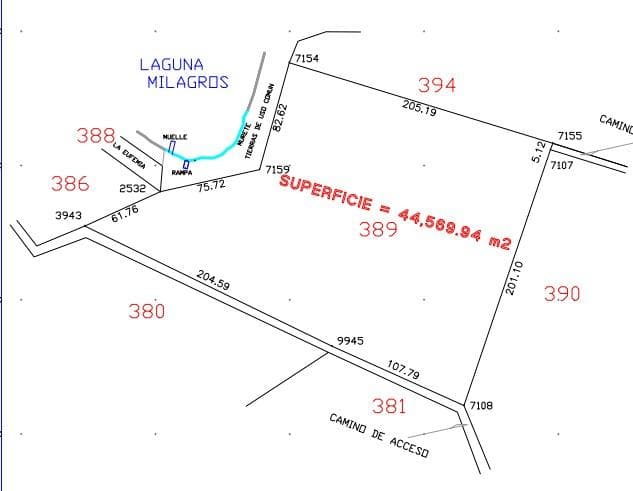 Laguna Milagros – Land for Sale for a Tourism Project