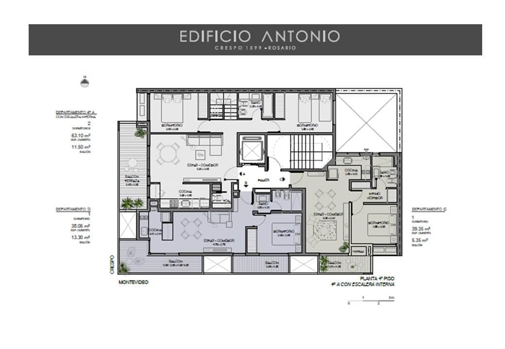 Departamento en Echesortu