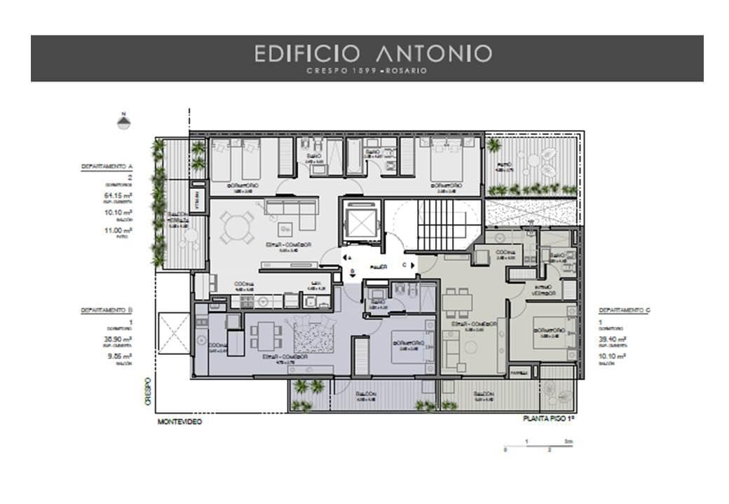 Departamento en Echesortu