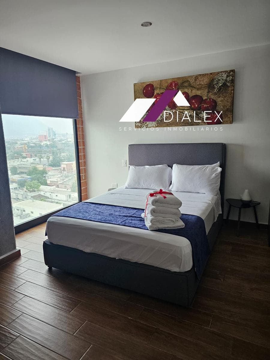 Departamento Loft AMUEBLADO en RENTA - Centro de Monterrey BARRIO ANTIGUO 75 m2