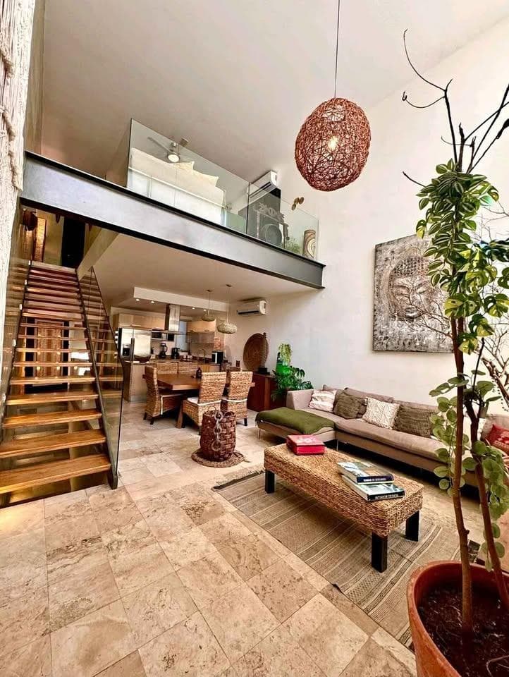 2-Bedroom Apartment for Rent | Deva Condos Playa del Carmen | WITH OFFICE AND DUPLEX LAYOUT