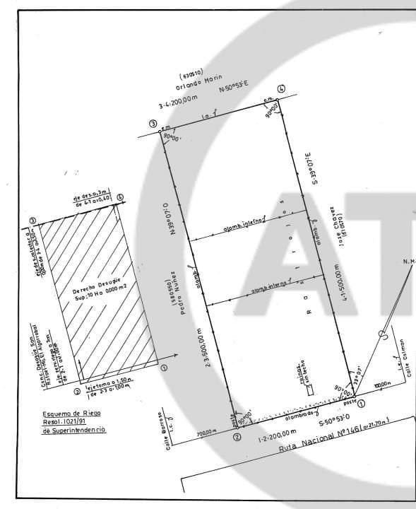 10 hectares on Route 146, La Llave, San Rafael