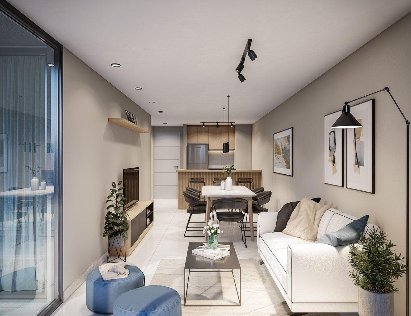 Apartments under construction: studio, 1-bedroom, and 2-bedroom units starting at $80,000, brand new