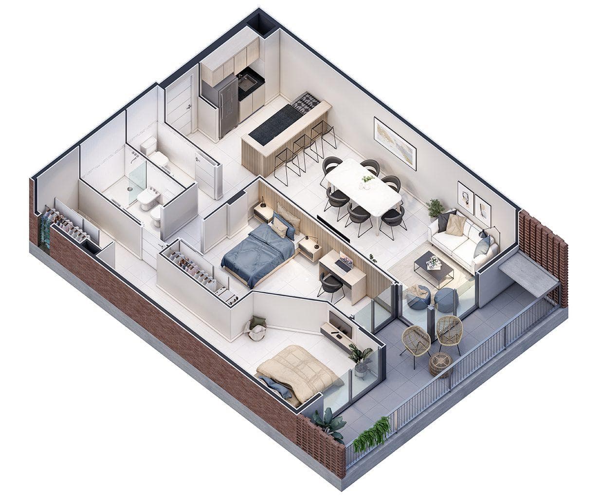 Apartments under construction: studio, 1-bedroom, and 2-bedroom units starting at $80,000, brand new